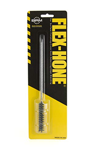 Brush Research BC12M18 FLEX-HONE®, 0.472" (12mm) Diameter, 180 Grit, Silicon Carbide, For Mild Steel, Stainless Steel, Cast Iron and Softer Ferrous Materials