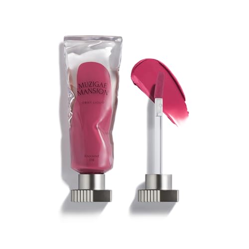 Objet Lip Stain (Unique Paint Tube Design) – Velvet Matte Tint, Long-Lasting Waterproof Lipstick, Hydrating Korean Makeup, Red & Rose Gloss, K-Beauty Tinted Lipstain (18 KNOCKOUT)