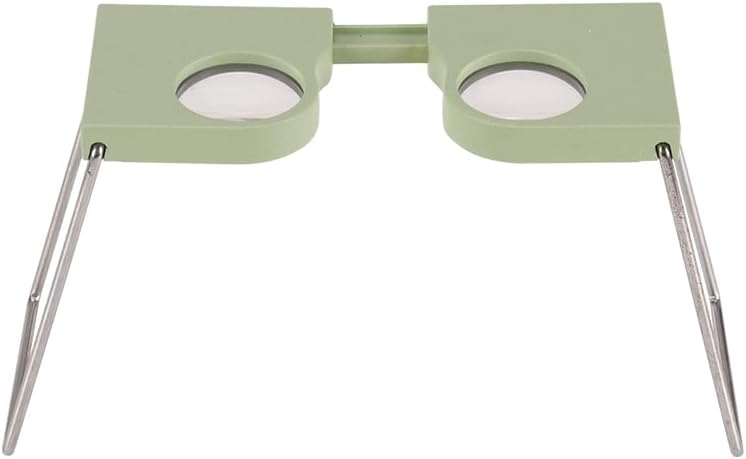 Wearable 4X Pocket Stereoscope - Lightweight Microscope with Adjustable 55-75 mm Lens Distance, Essential for Examiners, Surveyors, Engineers & Architects