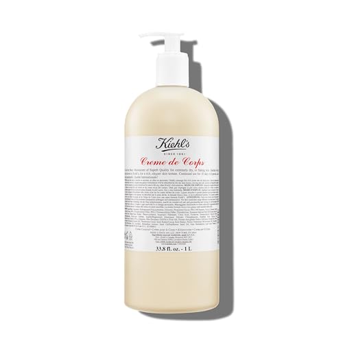 Kiehl's Creme de Corps, Rich, Luscious Body Lotion, with Cocoa Butter and Shea Butter for Fast Absorbing Hydration, Skin Feels Soft and Smooth, Suitable for All Skin Types