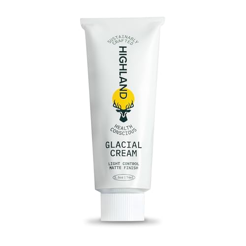 Highland Glacial Cream - Versatile hair styling cream that smooths, de-frizzes, texurizes & boosts curls. Natural, plant-derived, & made for all hair types. (2.5 oz)
