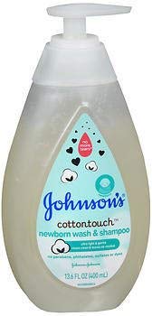 JOHNSONS Cotton Touch Newborn Baby Wash & Shampoo (Pack of 12)