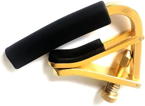 Guitar Capo Wrotgt Capo for Acoustic Guitar 6 String Quick Change Capo for Electric Guitar Acoustic Guitar Metal Guitar Tuner Clip on Guitar Capo Fret Capo for Acoustic and Electric Guitars (gold)