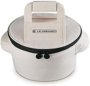 Le Creuset Round Dutch Oven Tote Bag, 15 in., Ecru