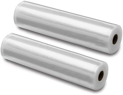 Cuisinart Biodegradable Vacuum Food Saver Sealer Bags, 2-Pack, 11"x10" ft. Rolls (VSB-BD112C)
