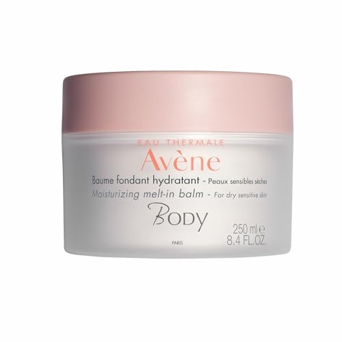 Avene Moisturizing Melt-in Balm, Shea Oil Body Butter, Non-Greasy, Non-Sticky, Quick Absorbing, 8.4 Oz
