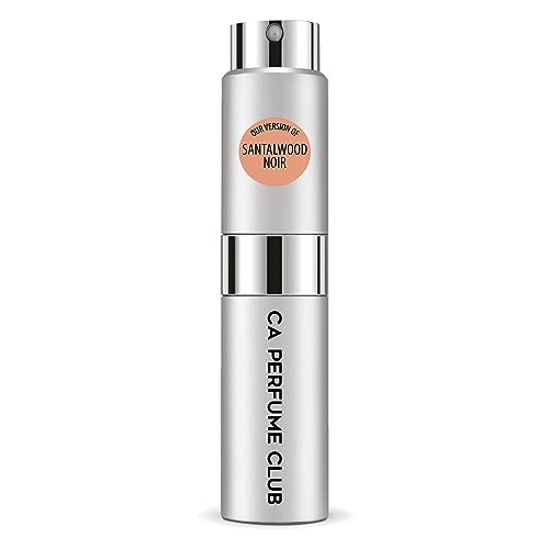 CA Perfume Impression of Santalwood Noir For Women & Men Replica Version Fragrance Dupes Concentrated Long Lasting Eau de Parfum Spray Refillable Atomizer Bottle 0.27 Fl Oz/8ml-X1