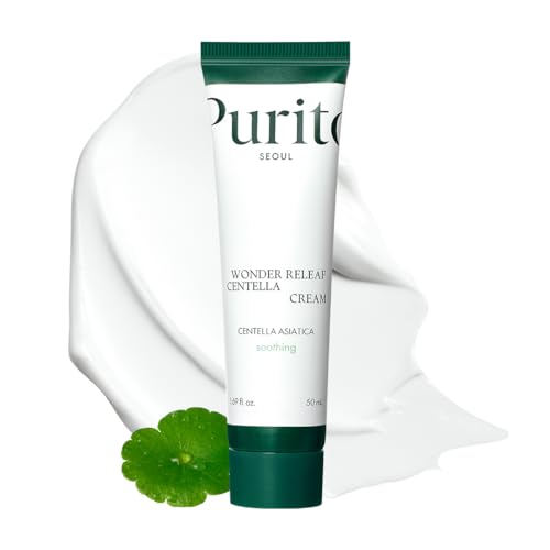 PURITO Centella Cream, Korean Centella, for All Skin Types, Soothing, Facial Cream for face, K-Beauty, Korean Skin Care, 50ml 1.7 fl.oz
