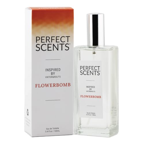 Perfect Scents Fragrances | Inspired by V&R’s Flowerbomb | Women’s Eau de ToileƩe | Vegan, Paraben, Phthalate Free | Never Tested on Animals | 3.4 Fl Oz