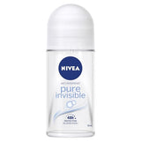 Nivea Pure Invisible 48h Antiperspirant Roll-on Deodorant 50ml 1.7 Oz