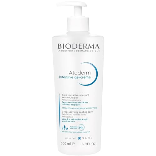 Bioderma - Atoderm Intensive Gel-Crème - Body Lotion - Soothing and Moisturizing Body Cream for Sensitive Dry Very Dry to Atopic Skin