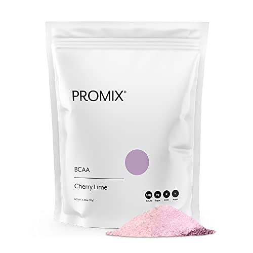 Promix BCAA Post-Workout Energy Powder, Cherry Lime - Plant-Based Branched Chain Amino Acids Supports Lean Muscle Growth, Recovery, Endurance & Reduces Soreness - Zero Fat, Sugar & Carbs - Gluten-Free