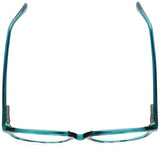 Sofia Vergara x Foster Grant Women's Alicia Reading Glasses Rectangular, Crystal Teal, 50 mm  (+ 2.75)