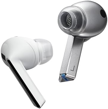 AZLA SednaEarfit Crystal for Galaxy Buds 3 Pro - Galaxy Buds Pro 3 Ear Tips - Premium Silicone Earbud Tips for Samsung Galaxy Buds 3 Pro - SMAPP-Certified (3 Pair) (Smoky Black, MS-M-ML)