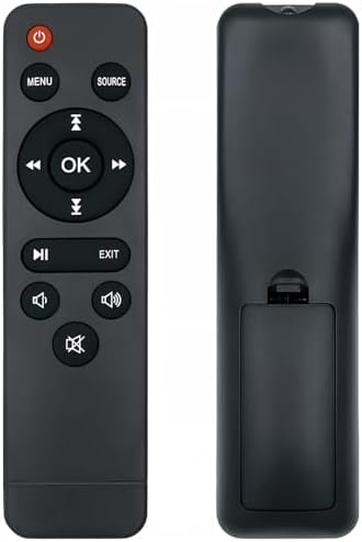 Replacement Remote for Mini Projector,Compatible with TMY V08,AuKing M8-F,NISOO M10,PANSEBA HI-04 Mini Projector.(1Pack)