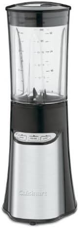 Cuisinart CPB-300FR SmartPower 15-Piece Compact Portable Blending/Chopping System, Black (Renewed),