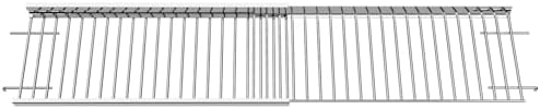 Uniflasy Universal Grill Warming Rack 19.7''- 32.3'', Top Grill Rack for Grill,fits Nexgrill,Dynaglo,Cuisinart, Monument 4/5 Burner Grill,Stainless Steel Upper Rack for Nexgrill Gas Grill Replacements