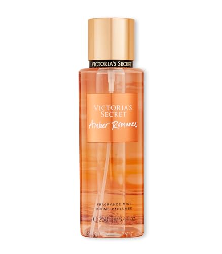 Victoria's Secret Amber Romance Body Mist for Women, Perfume with Notes of Sugar Kisses, Women’s Fragrance, 250 ml / 8.4 oz