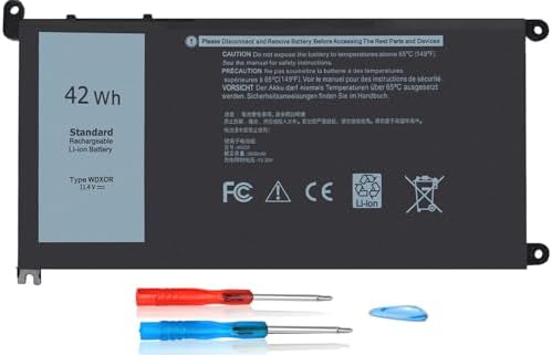 42WH WDX0R Battery for Dell Inspiron 15 5000 7000 Series 15 7579 7573 7560 7569 7570 5565 5567 5568 5570 5578 5579 7586 13 7368 7378 5368 5378 5379 17 5765 5767 5775 Latitude 3189 3580 P66F P58F P32E