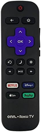 OEM Replacement Roku TV Remote Control for ONN RC-AFIR 3226000858 for 100012584 100012585 100012586 100012587 100012587 100012589 100012590 100018971