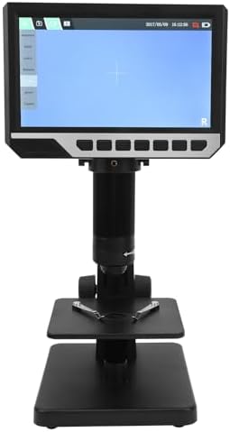 Digital Microscope, Microscope, Low/High Magnification Lens for Circuit Board Repairing with Nonslip Pad Observation Support Take Photos