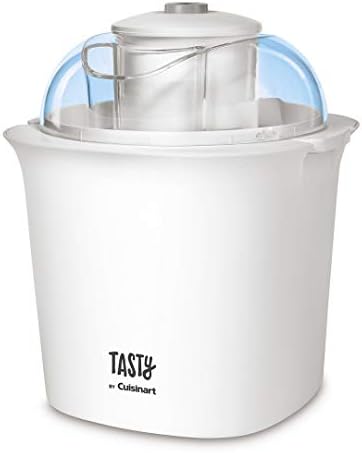 Cuisinart ICM100T Tasty Ice Cream Maker, 8.71"(L) x 8.71"(W) x 10.49"(H), White