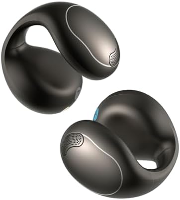 Soundcore C40i by Anker,Open-Ear Earbuds,Clip-On Headphones, Flexible Joint Design,Button Controls, Lightweight Comfort, Stable Fit with Attachable Ear Grips,Expansive Drivers for Clear Sound(Renewed)