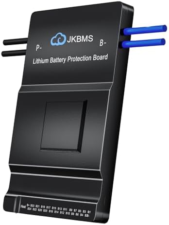 JKBMS Smart BMS with Heat CAN RS485 8S-20S 200A 2A Active Balance with Bluetooth Battery Protection Board for LiFePO4 Li-ion LTO Battery Pack (JK-B2A20S20P-HC)