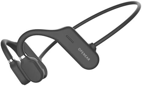 Open Ear Wireless Sports Headphones, Bluetooth 5.0 Waterproof Sweatproof Headset with Mic for Sport Jogging Running Driving Cycling Hiking Indoor and Outdoor Use