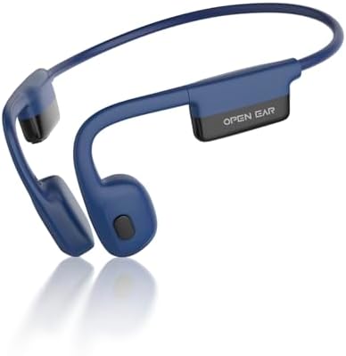 SANOTO Bone Conduction Headphones Bluetooth 5.3,Open Ear Headphones with Dual-Microphone Noise Reduction,8H Long Battery Life,IPX6 Waterproof Sports Headphones for Working, Cycling, Training