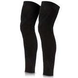 Vive Full Leg Compression Sleeves for Men & Women (Pair) - Knee, Calf, & Thigh Support Brace Wrap for Basketball, Football, Wrestling - Footless Long Running Accessories for Shin Splints (Large)