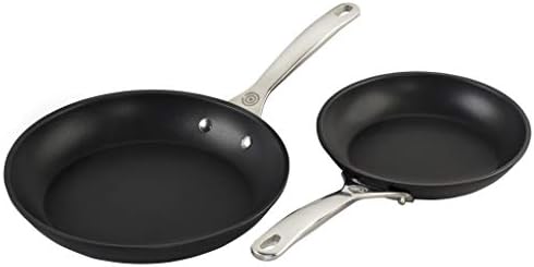 Le Creuset Toughened Nonstick PRO Cookware Set, 2 pc. (8" & 10" Fry Pan),Gray