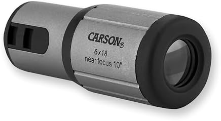 Carson CloseUp 6x18mm Close-Focus Monocular (CF-618)