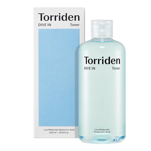 Torriden Dive in Toner 300ml (10.14 fl. oz.) | pH Balancing Facial Toning Water for Dry Skin | Hyaluronic Acid, Panthenol, Allantoin