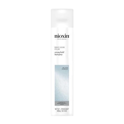 Nioxin Density Defend Styling Strong Hold Hairspray | For Long-Lasting Hairstyles| Humidity Resistant | 10.6 Fl Oz
