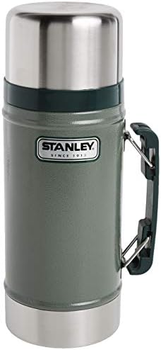 Stanley Classic Legendary Vacuum Insulated Food Jar 24oz – Stainless Steel, Naturally BPA-free Container – Keeps Food/Liquid Hot or Cold for 15 Hours – Leak Resistant, Easy Clean