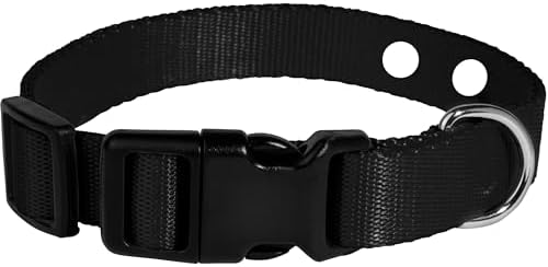 3/4" Nylon Replacement Collar - Shock Collar Replacement Collar, Fence Collar Replacement, Compatible with Pet Safe & Invisible Fence & Fits Most PetSafe Collars (3/4" Black)