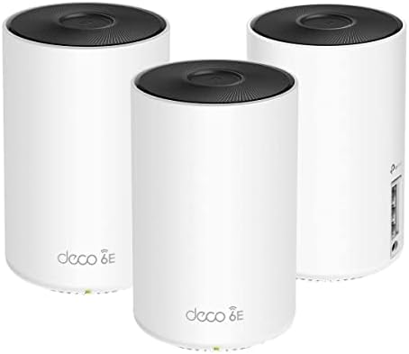 TP-Link Deco AXE5300 Wi-Fi 6E Tri-Band Whole-Home Mesh Wi-Fi System, 3-Pack (Renewed)