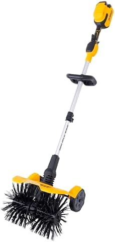 DEWALT 20V Battery Powered Sweeper Brush – High-Power Cleaning for Turf, Grass, Snow & Sidewalks (Tool Only)