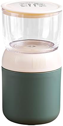 Insulated Yogurt Container with Topping Cereal or Oatmeal bowl, Portable 2-in-1 Food Storage Jar with Spoon for Milk, Granola, Snack, Breakfast On the Go Cups, Leak-Proof & BPA Free