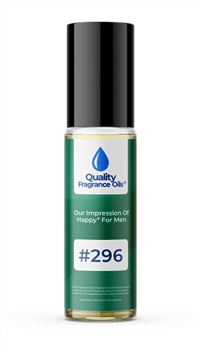 Quality Fragrance Oils' Impression #296, Inspired by Happy for Men (10ml Roll On)
