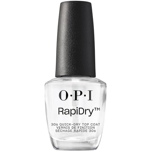 OPI Nail Lacquer Top Coat | Clear Nail Polish Top Coats | Chip Resistant, Fast Drying, High Shine, Protects Nails