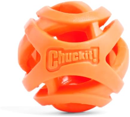 Chuckit! Air Fetch Ball Dog Toy - Size Large - for Dogs 60-100 Lbs - Bouncy and Durable - Hollow Design - 3-Inch Diameter - Pack of 1