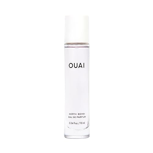 OUAI North Bondi Eau de Parfum Travel Size - Elegant Womens Perfume for Everyday Wear - Fresh Floral Scent has Notes of Lemon, Jasmine & Bergamot with Delicate Hints of Violet and White Musk (.34 Oz)