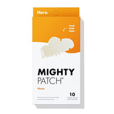 Mighty Patch™ Nose Patch from Hero Cosmetics - XL Hydrocolloid Pimples, Zits and Oil - Dermatologist-Approved Overnight Pore Strips to Absorb Acne Nose Gunk (10 Count)