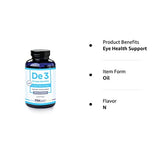 PRN De3 Dry Eye Omega 3 Fish Oil – Support for Dry Eyes - 2240mg EPA & DHA in Triglyceride Formula – New & Improved-Burpless-1 serving, 1-month supply