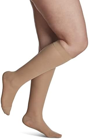 Sigvaris Style Sheer 780 Women’s Closed Toe Knee-High Moisture Wicking Stockings - Light & Comfortable Compression Stocking 20-30mmHg to Relieve Vein Issues