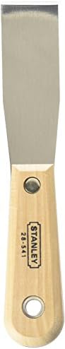 Stanley 28-541 Wood Handle Stiff Putty Knife, 1-1/4 Inch