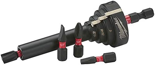 MILWAUKEE'S Conduit Reaming Bit Holder,4" L