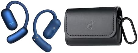 Soundcore AeroFit 2 by Anker Open-Ear Headphones with Travel Case Adjustable Ear Hooks, Snug Fit, Rich Bass, Hi-Res Wireless Audio, 42H Playtime, Bluetooth 5.4, App Control, IP55, AI Clear Calls